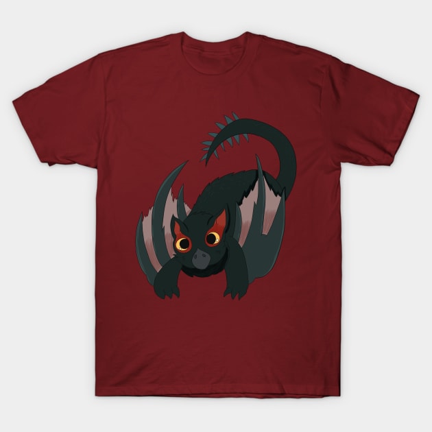 Monster Hunter- Cute Nargacuga T-Shirt by Bestiary Artistry